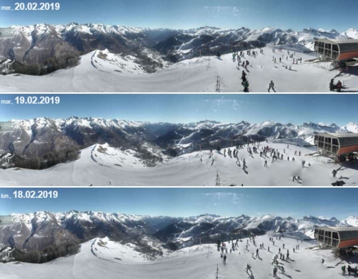 Image d'illustration pour Enneigement sur Pyrénées et Alpes & vacances de février