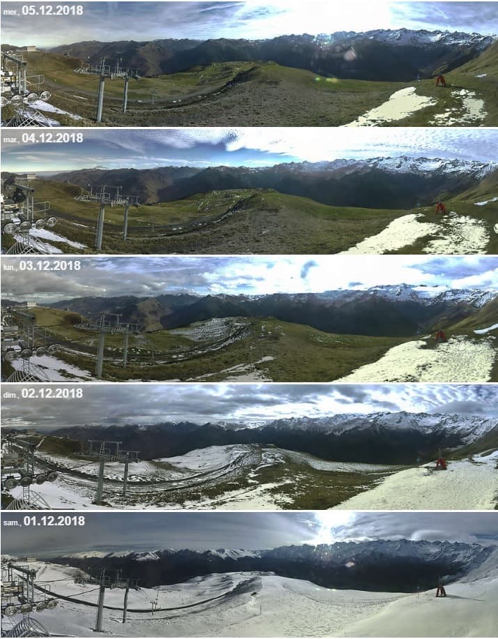 Image d'illustration pour Enneigement sur les Alpes et les Pyrénées au 5 décembre
