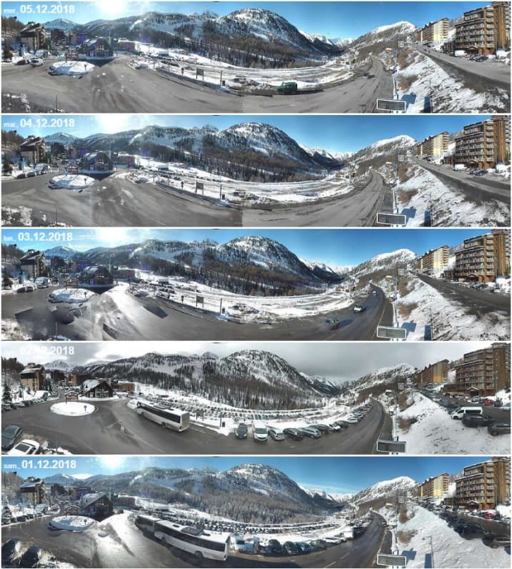 Image d'illustration pour Enneigement sur les Alpes et les Pyrénées au 5 décembre
