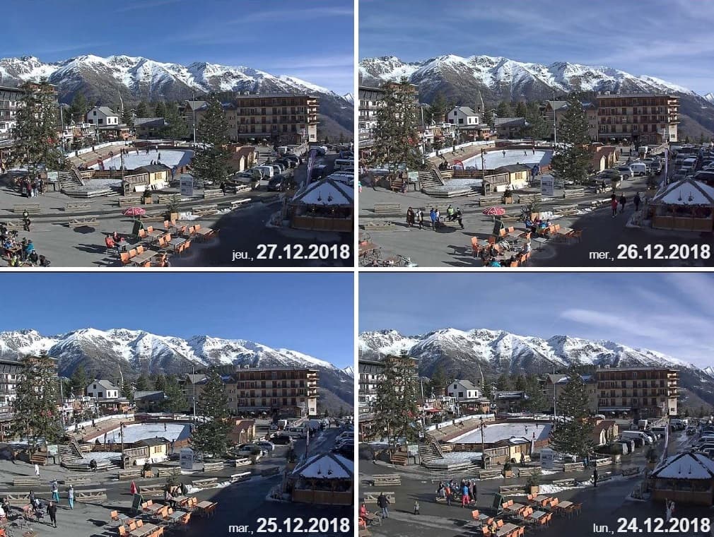 Image d'illustration pour Enneigement sur les Alpes et les Pyrénées & vacances de Noël