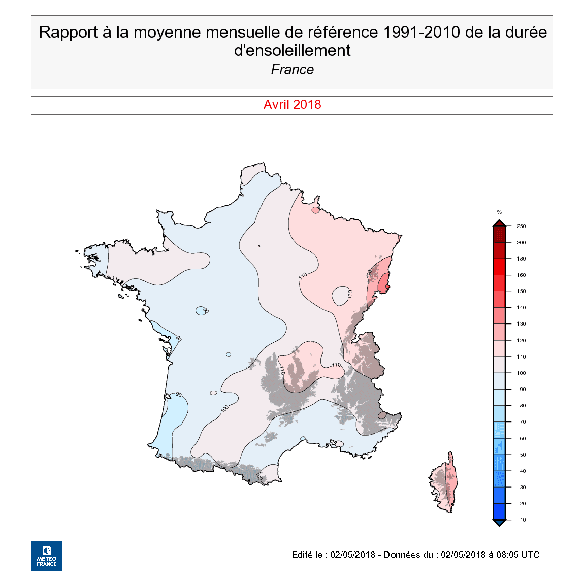 Image d'illustration pour Bilan cartographié du mois d'avril 2018