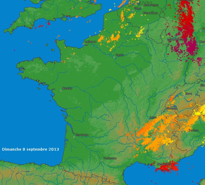Image d'illustration pour Orages violents sur le Var et en Rhône Alpes