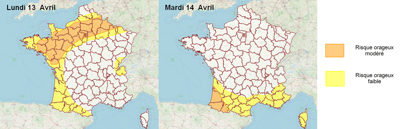 Image d'illustration pour Premiers orages printaniers de la saison dans les prochains jours