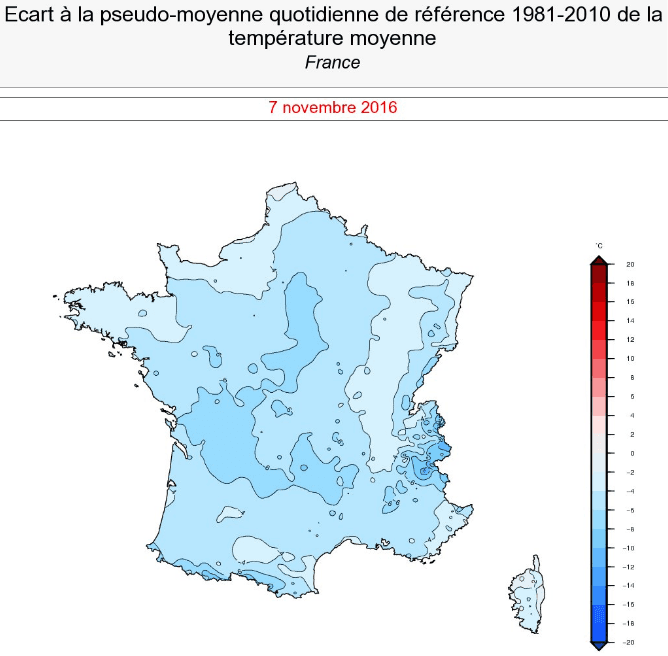 Image d'illustration pour Un début novembre particulièrement froid