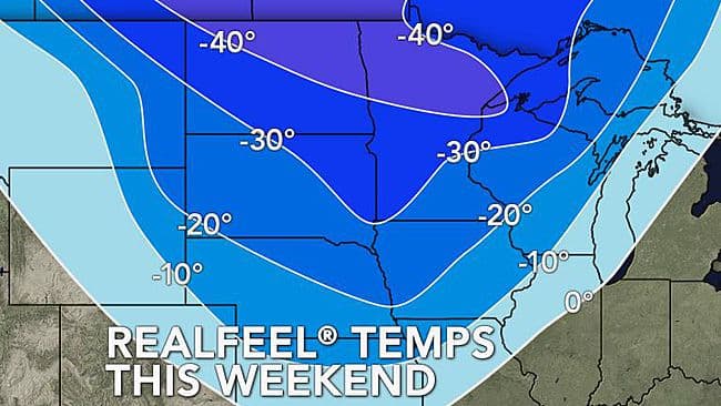 Image d'illustration pour Vortex polaire : neige et froid entre Canada et Etats-Unis
