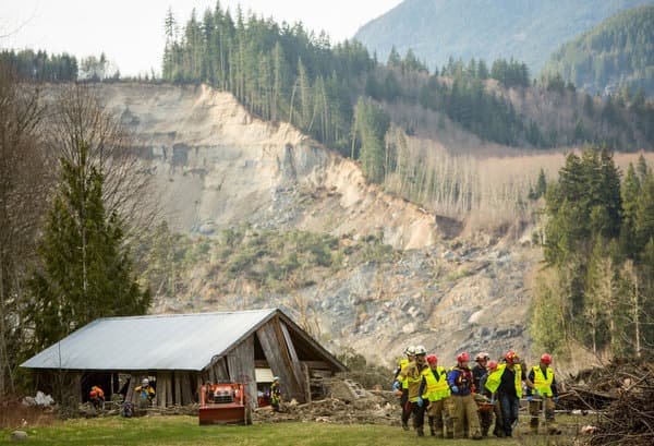Image d'illustration pour Glissement de terrain à Oso aux Etats-Unis