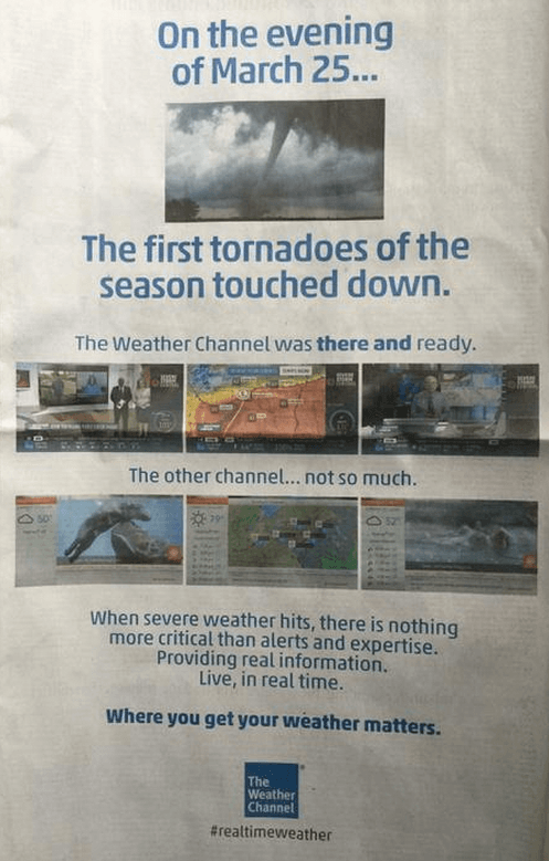 Image d'illustration pour La météo : un marché concurrentiel