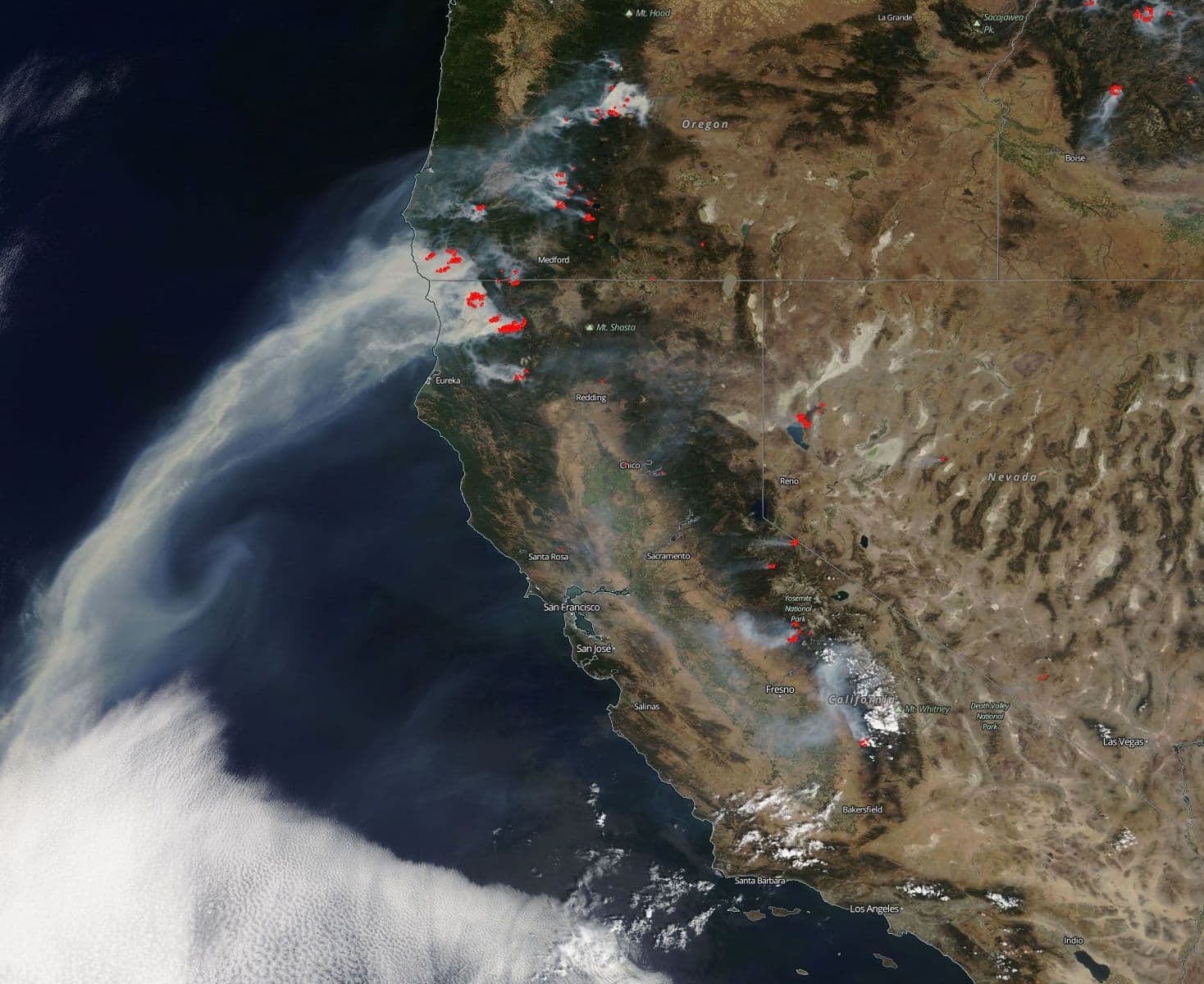 Image d'illustration pour La Californie face à la canicule et aux incendies