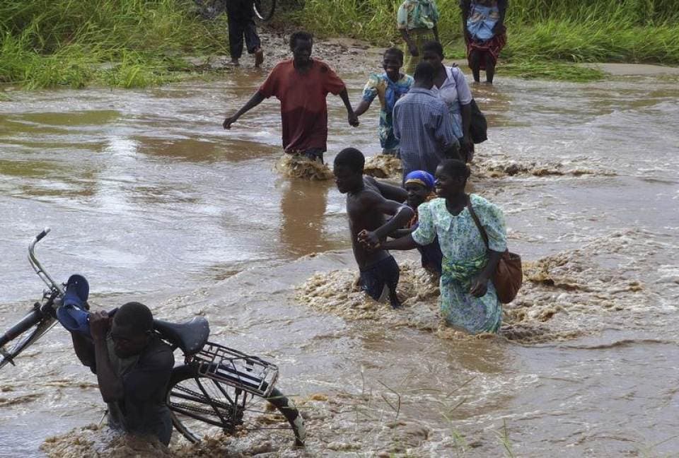 Image d'illustration pour Inondations dramatiques au Mozambique et au Malawi