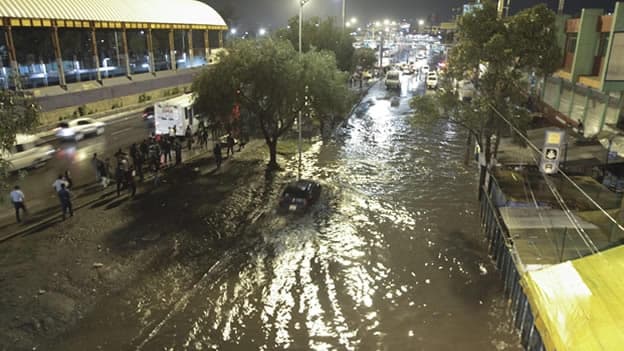 Image d'illustration pour Inondations majeures à Mexico