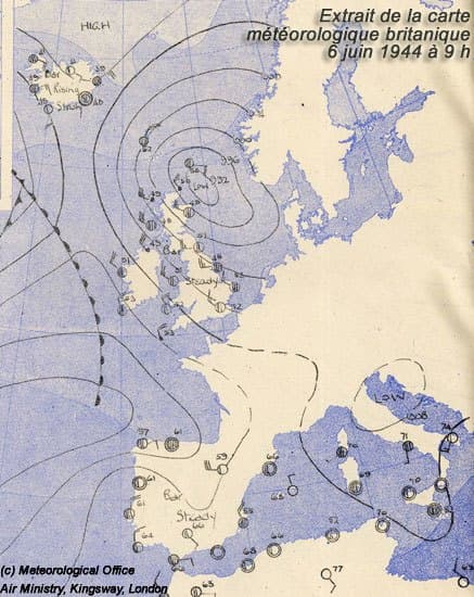 Image d'illustration pour Un prévision météo déterminante : débarquement du 6 juin 1944