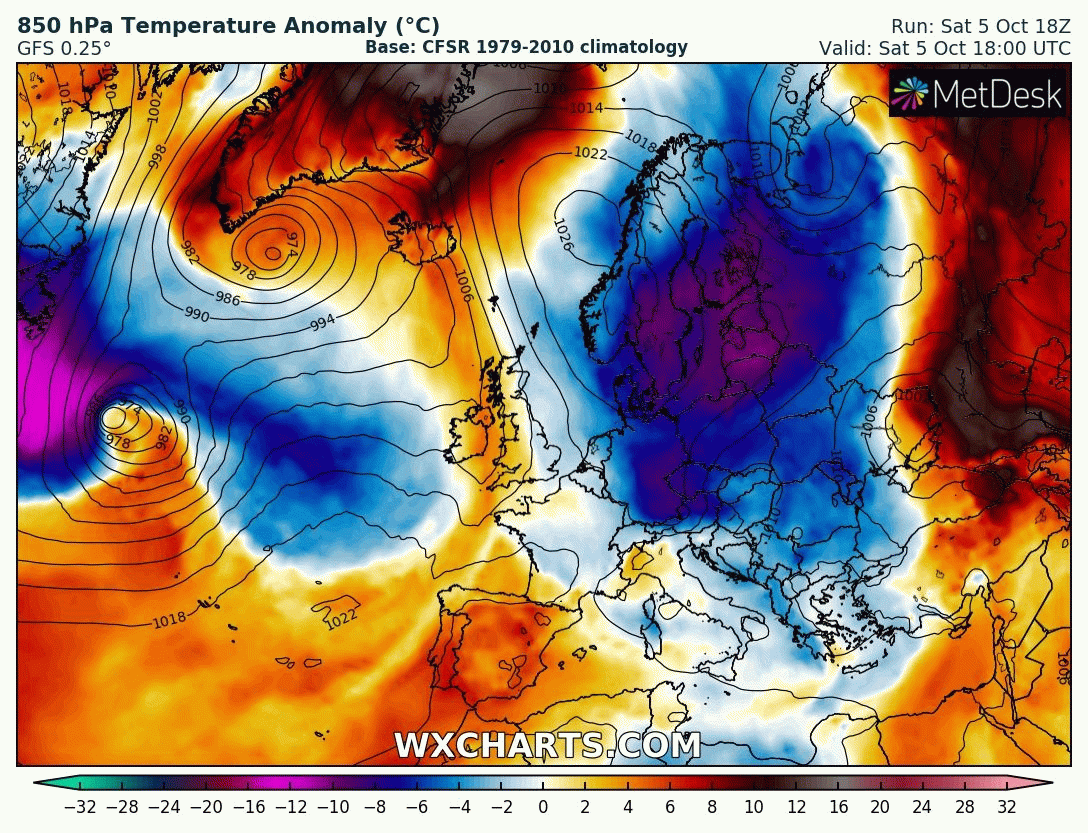 Image d'illustration pour L'Automne en Europe : théâtre d'importants contrastes thermiques
