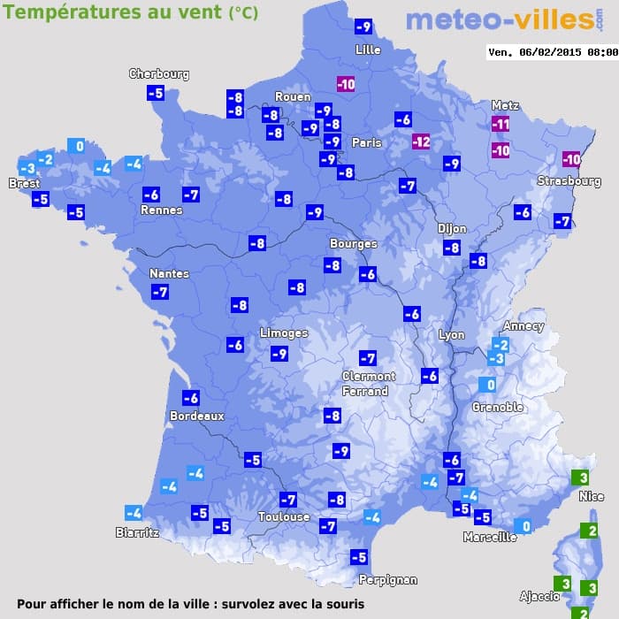 Image d'illustration pour Windchill ou refroidissement éolien : gel, froid et vent