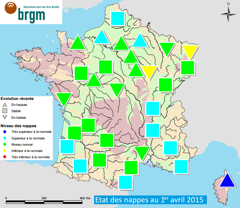 Image d'illustration pour Bulletin de niveau des nappes phréatiques