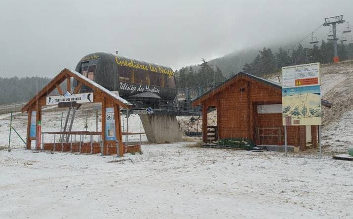 Image d'illustration pour Première neige en moyenne montagne sur les Alpes du Sud