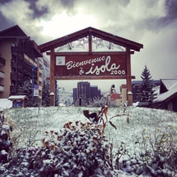 Image d'illustration pour Première neige en moyenne montagne sur les Alpes du Sud