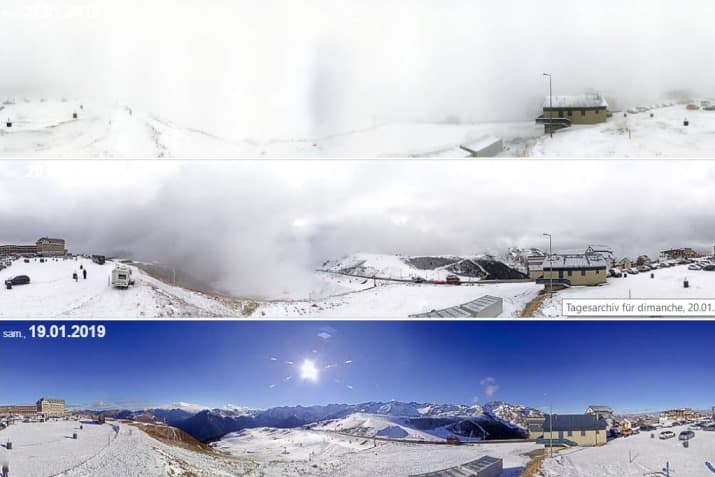 Image d'illustration pour Enneigement & risque d'avalanche sur Pyrénées et Alpes