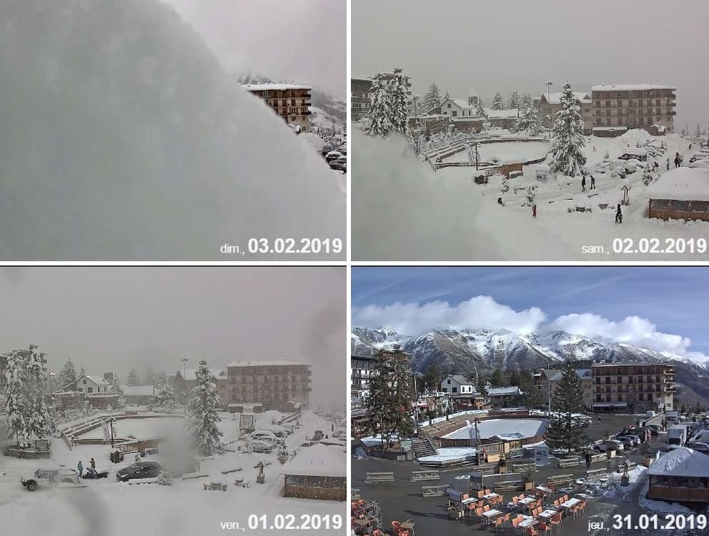 Image d'illustration pour Enneigement sur Pyrénées et Alpes & vacances de février