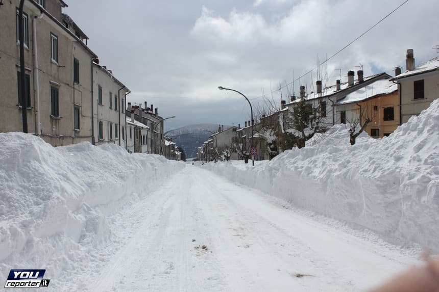 Image d'illustration pour Chute de neige remarquable à Capracotta en Italie