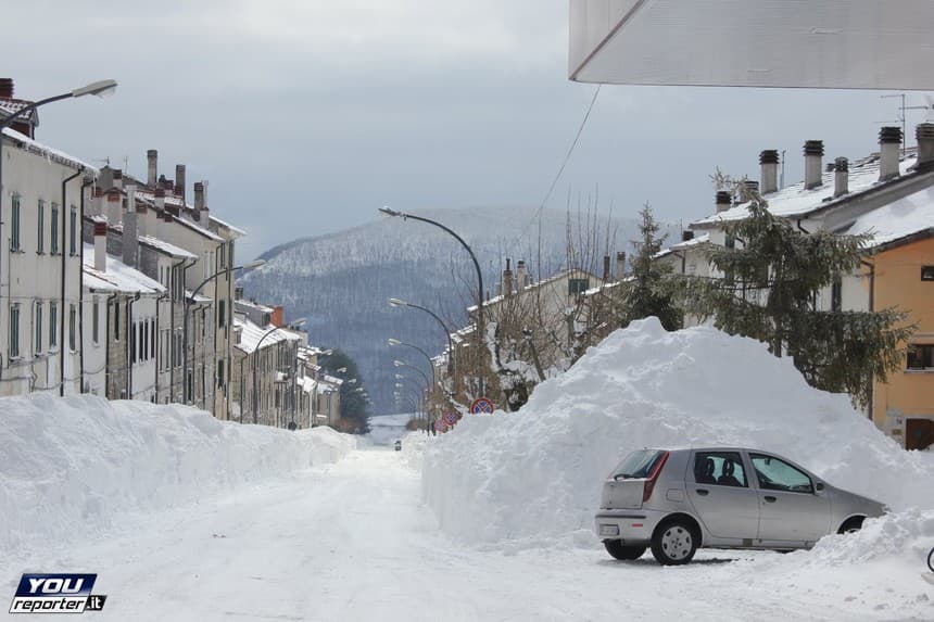 Image d'illustration pour Chute de neige remarquable à Capracotta en Italie
