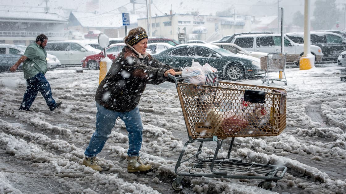 Image d'illustration pour Neige et blizzard aux Etats-Unis