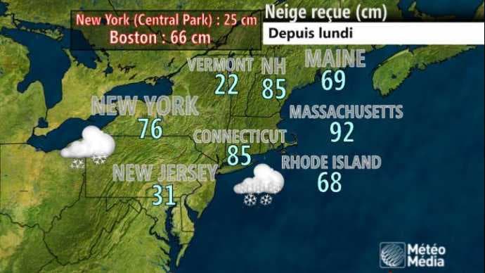 Image d'illustration pour Bilan de la tempête de neige Juno aux Etats Unis