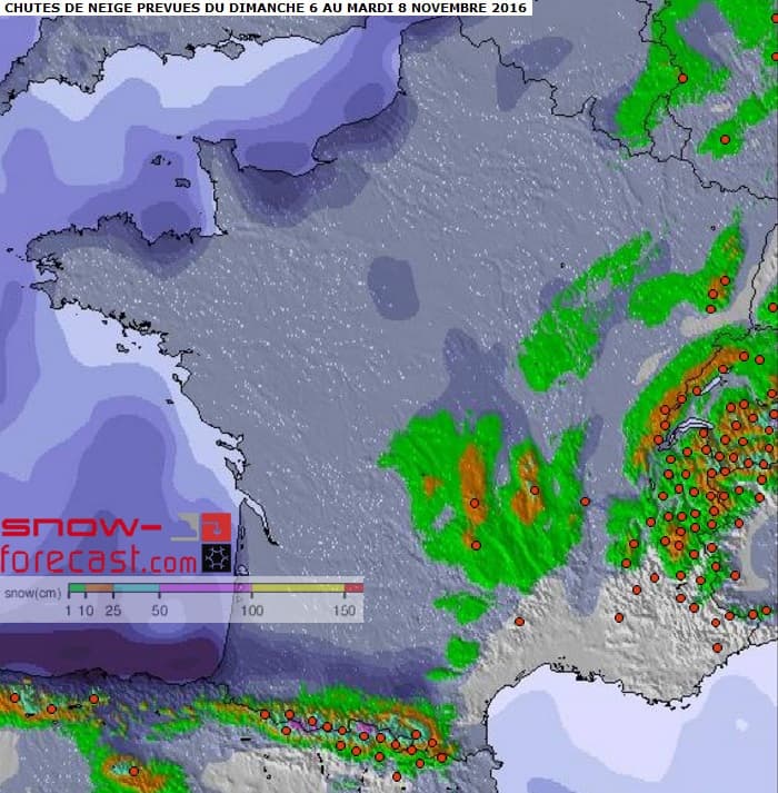 Image d'illustration pour Les cols de montagne ferment, la neige arrive