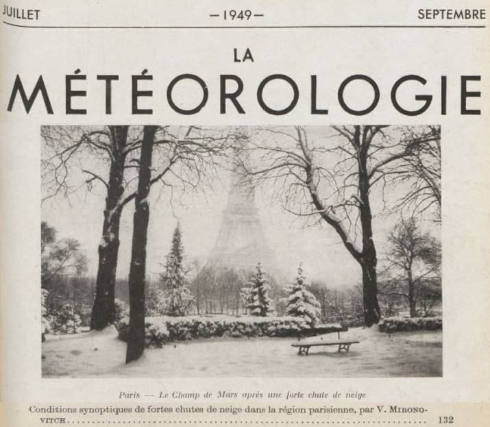 Image d'illustration pour 40 cm de neige à Paris début mars 1946