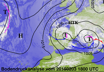 Image d'illustration pour Synthèse : neige au Sud et près de la Manche les 2 et 3 février
