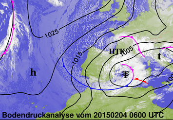 Image d'illustration pour Synthèse : neige au Sud et près de la Manche les 2 et 3 février