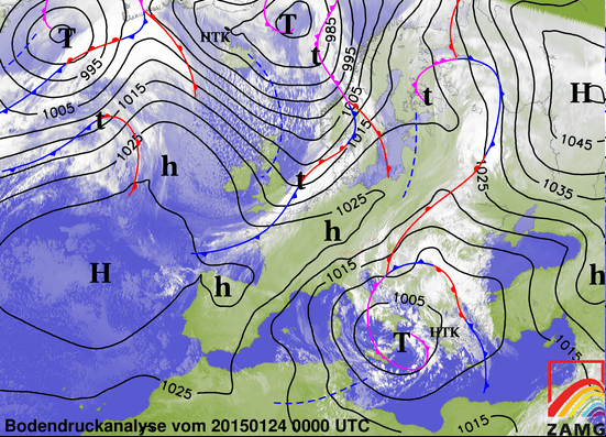 Image d'illustration pour Synthèse de l'épisode de neige, verglas et vent du 23 au 25 janvier