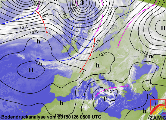 Image d'illustration pour Nouvelles chutes de neige vers le Nord-Est