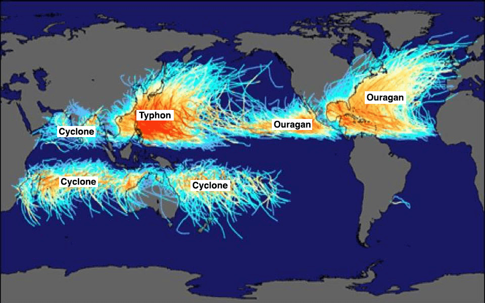 Image d'illustration pour Cyclones, ouragans et typhons : d'où proviennent les prénoms ? 