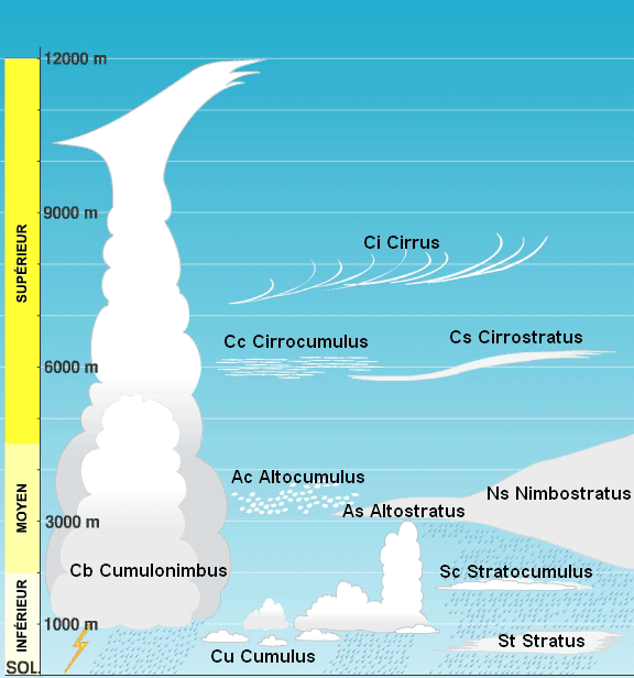 Image d'illustration pour Phénomènes orageux - le cumulonimbus