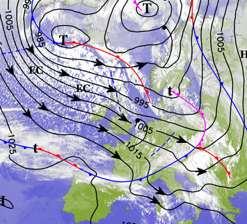 Image d'illustration pour Giboulées, grêle, vent et foudre : forts orages sur la France et l'Europe