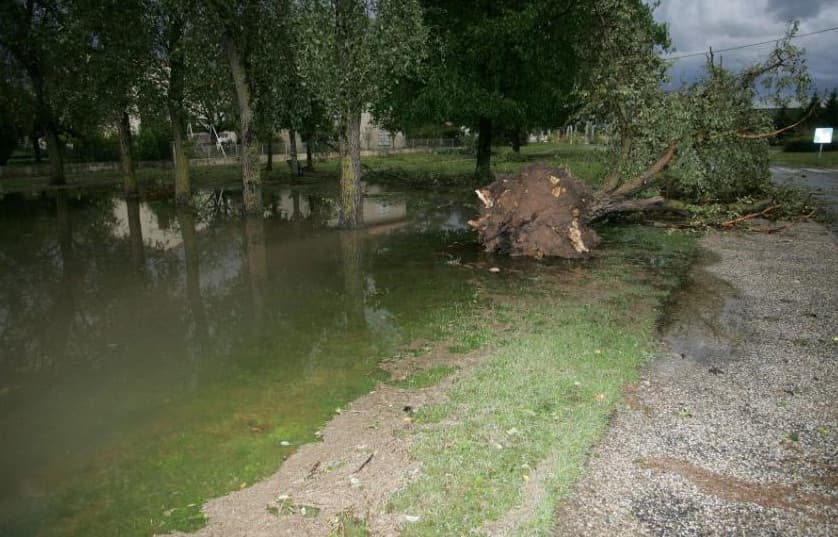 Image d'illustration pour Orages forts sur l'Ouest et le Centre de la France