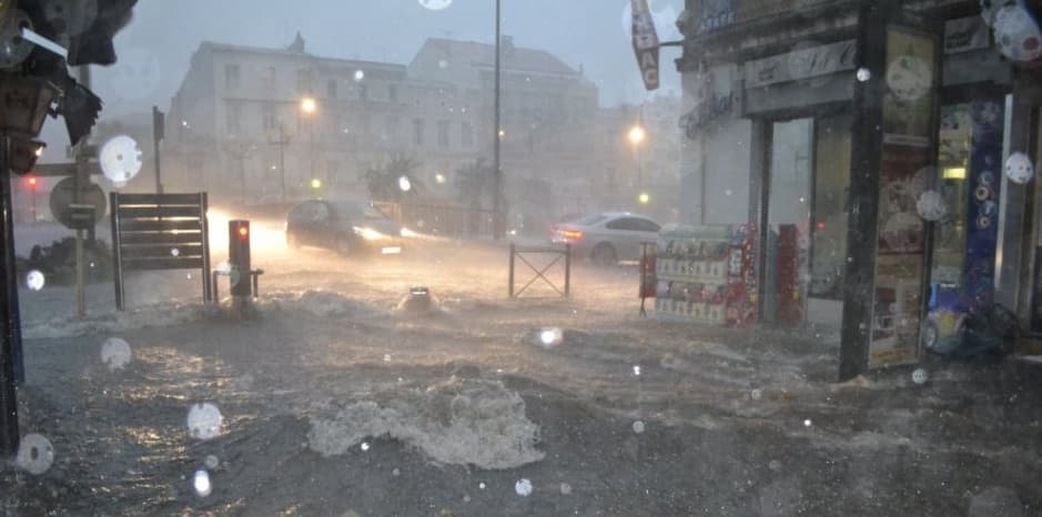 Image d'illustration pour Orage et record de précipitations à Sète