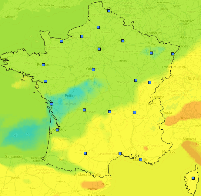 Image d'illustration pour Pollution de l'air à l'ozone au Sud et en Ile de France
