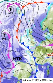 Image d'illustration pour Tempête, forte pluie, neige et orages les 24 & 25 avril
