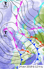 Image d'illustration pour Tempête, forte pluie, neige et orages les 24 & 25 avril
