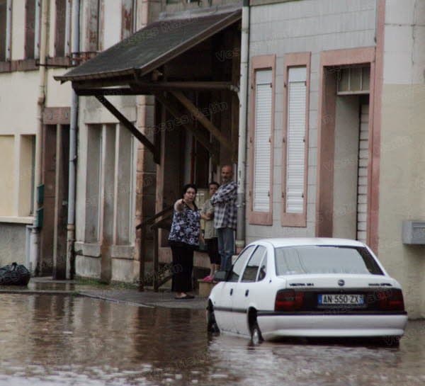Image d'illustration pour Pluies abondantes, crues et inondations près des Vosges