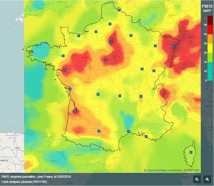 Image d'illustration pour Particules fines : un début d'année 2015 très pollué