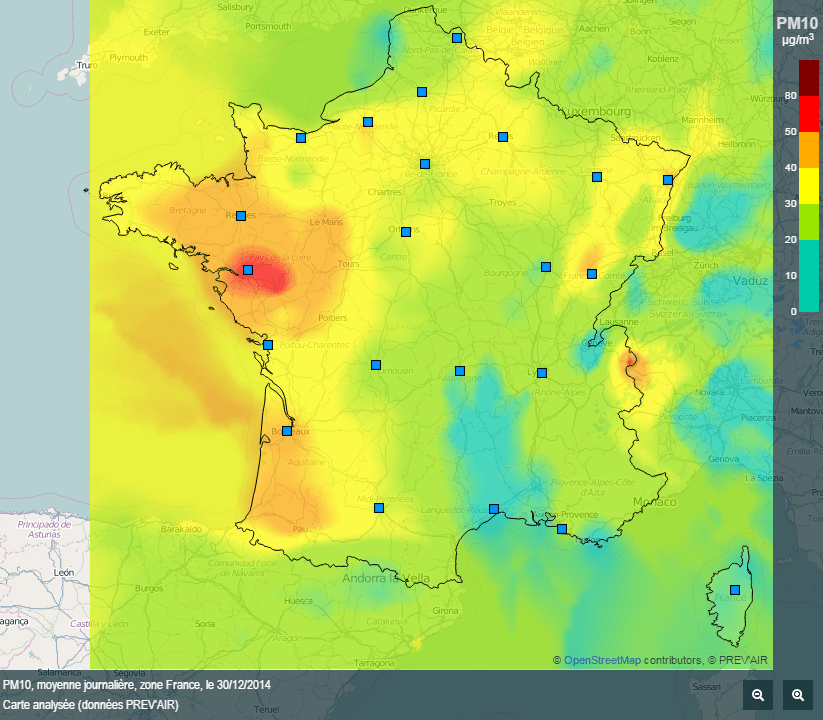 Image d'illustration pour Particules fines : un début d'année 2015 très pollué