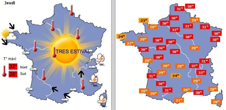 Image d'illustration pour Soleil et forte chaleur sur la France