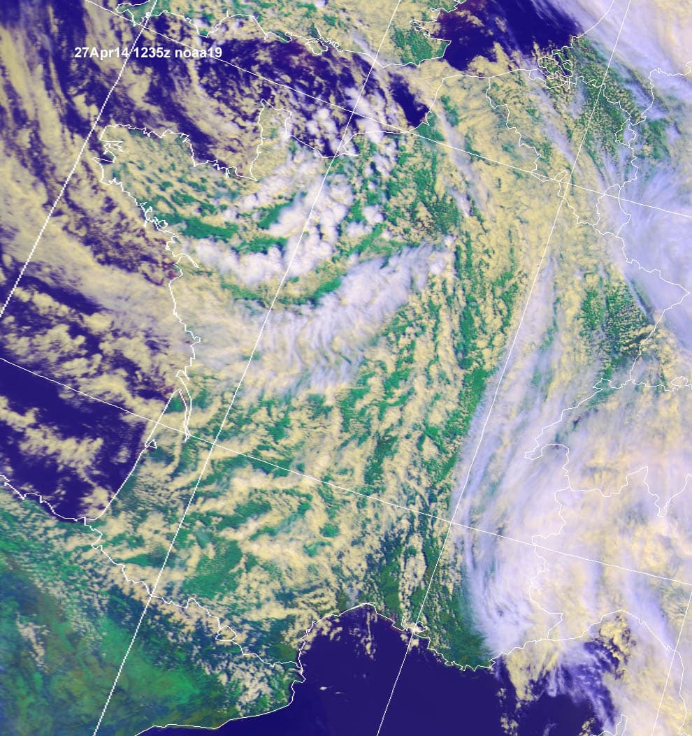 Image d'illustration pour Dépression Sabine - Instabilité - orages de grêle en Seine Maritime