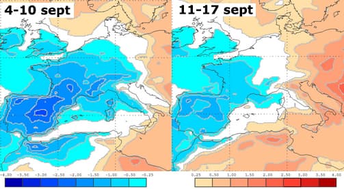 Image d'illustration pour Prévision mensuelle : persistance de contrastes en Septembre ? 