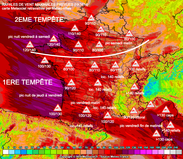 Image d'illustration pour VIGILANCE METEO : inondations, fortes pluies et tempêtes 