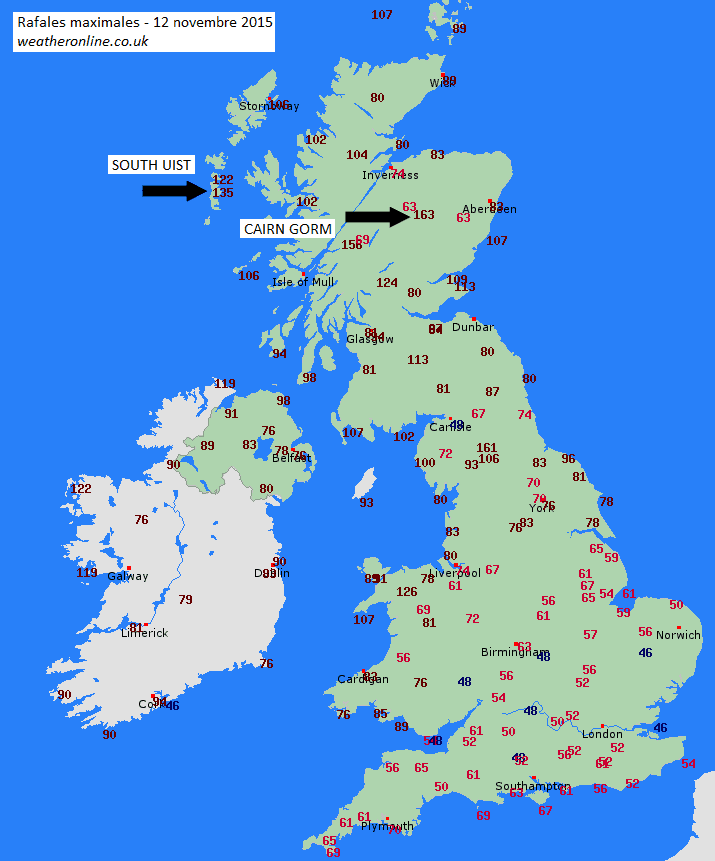 Image d'illustration pour Tempête Abigail en Ecosse - Ex-Kate en approche - Vers des coups de vent 