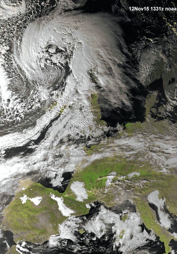 Image d'illustration pour Tempête Abigail en Ecosse - Ex-Kate en approche - Vers des coups de vent 