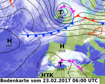 Image d'illustration pour La tempête Doris aspire la douceur à l'Est